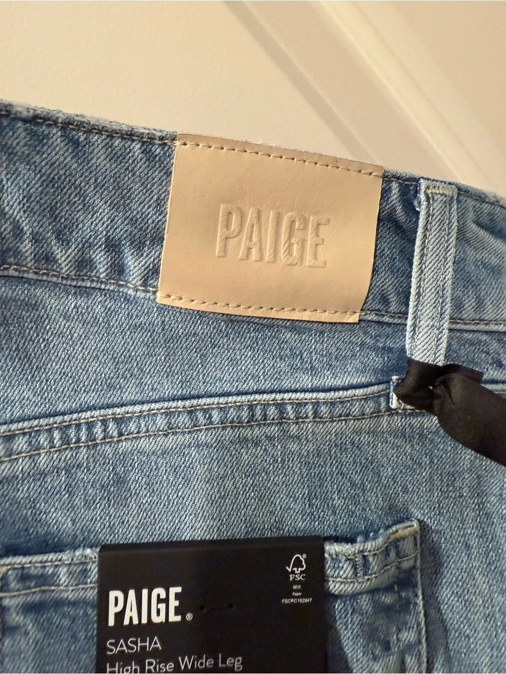 PAIGE Sasha High Rise Wide Leg Jeans - Picture 5 of 5